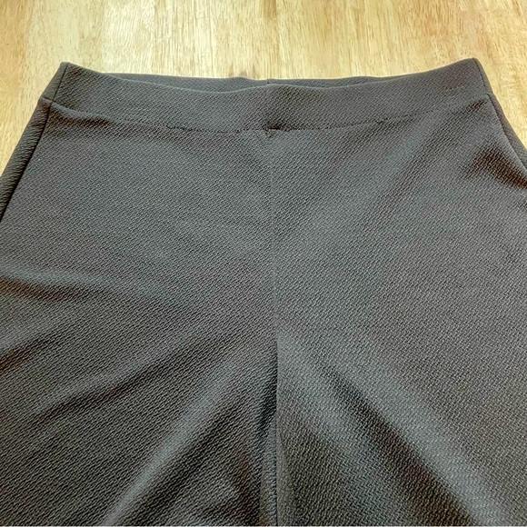 CHICO’S Black Dress Slacks! Pull on Black NICE Knit Pants with slight stretch! S - Picture 5 of 13